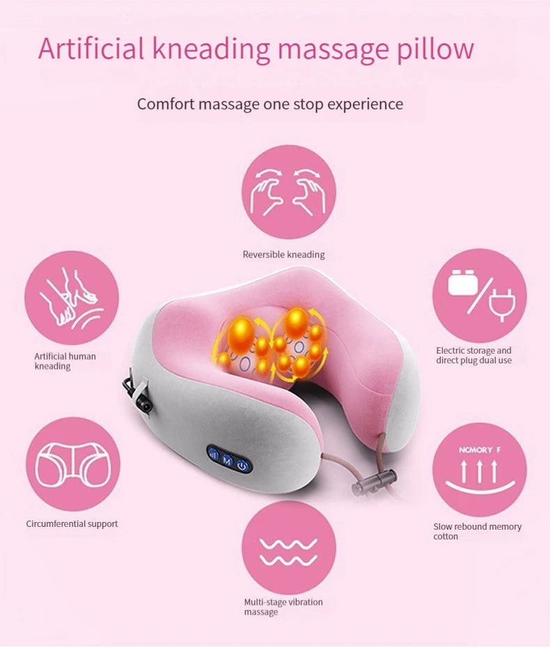 Pillow Neck Massager Electric U shaped