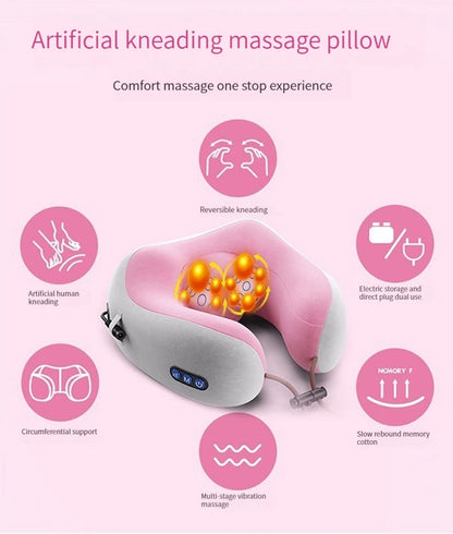 Pillow Neck Massager Electric U shaped