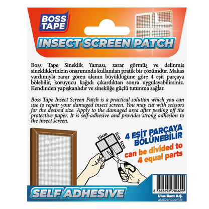 Patch de réparation pour moustiquaire(4pcs)