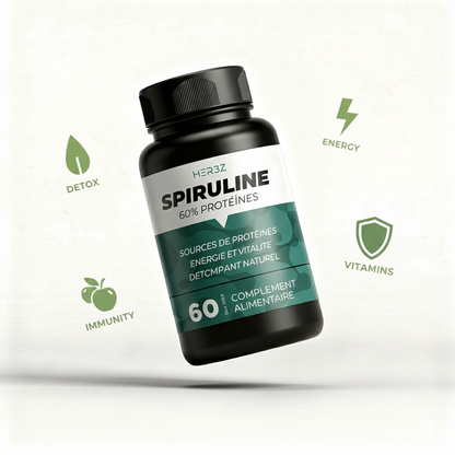 SPIRULINE 60 CAPSULES (SUPER FOOD)