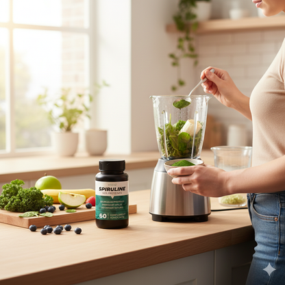 SPIRULINE 60 CAPSULES (SUPER FOOD)